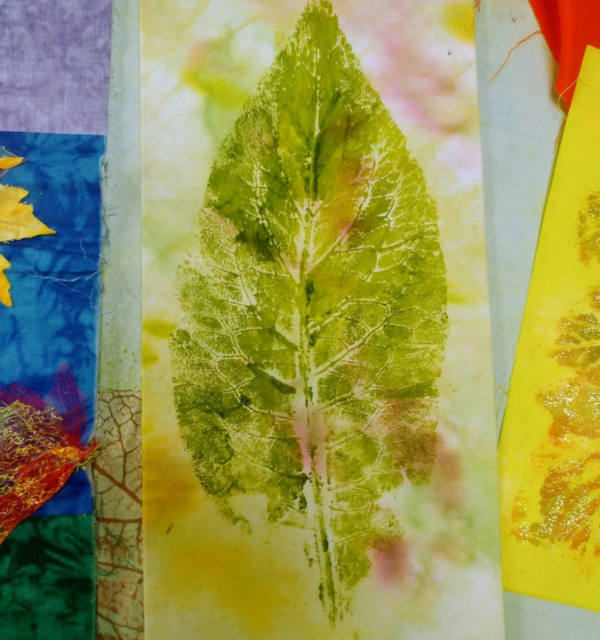 Modern Quilting- Fabric Techniques with Leaves