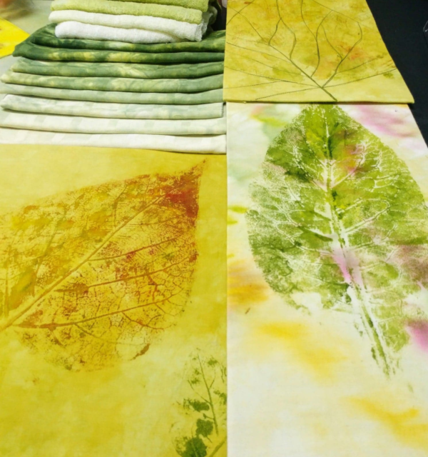 Modern Quilting- Fabric Techniques with Leaves - Image 3