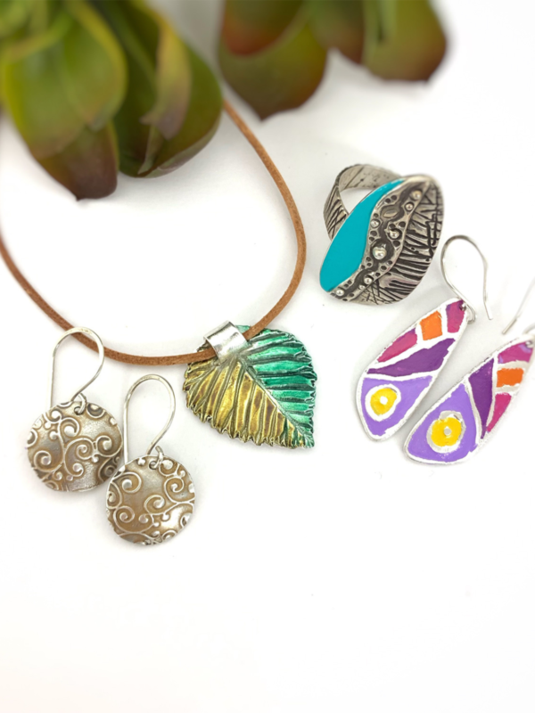 Keum-boo, Enamel, Resin and Other Ways to Add Color to Your Metal Clay