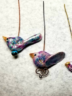 Creating Lovely Wearable Art Jewelry from Air Dry Paper Clay