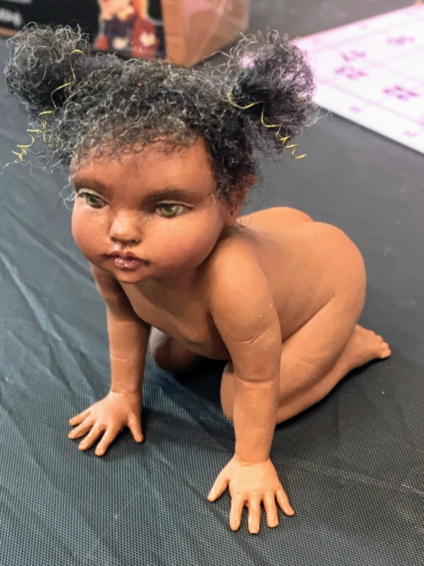Sculpting a Baby Angel Fairy