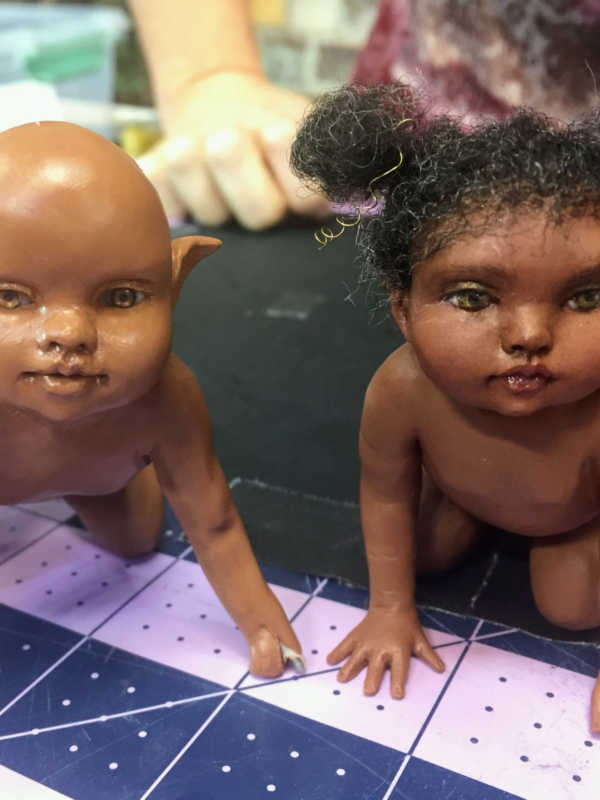 Sculpting a Baby Angel Fairy