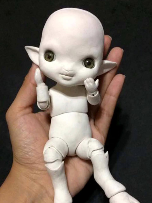 How to Sculpt a Ball Jointed Doll Character with Paper Clay