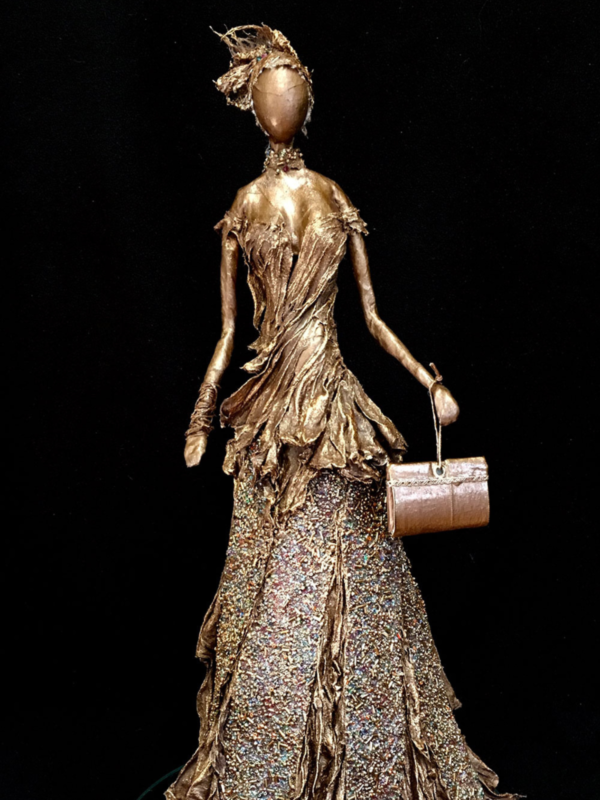 How to Create a Mixed-Media Ballgown Lady Sculpture