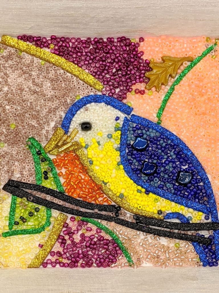 How to Create Glass Bead Mosaics Bead Painting Curious Mondo