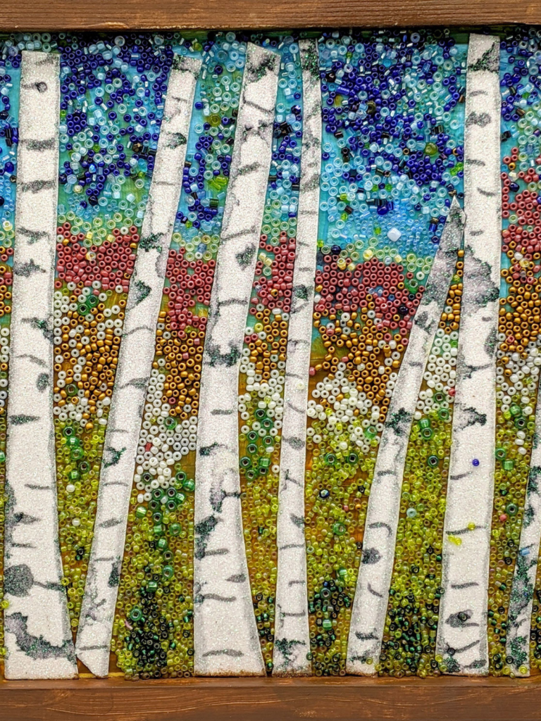 How to Create Glass Bead Mosaics Bead Painting Curious Mondo