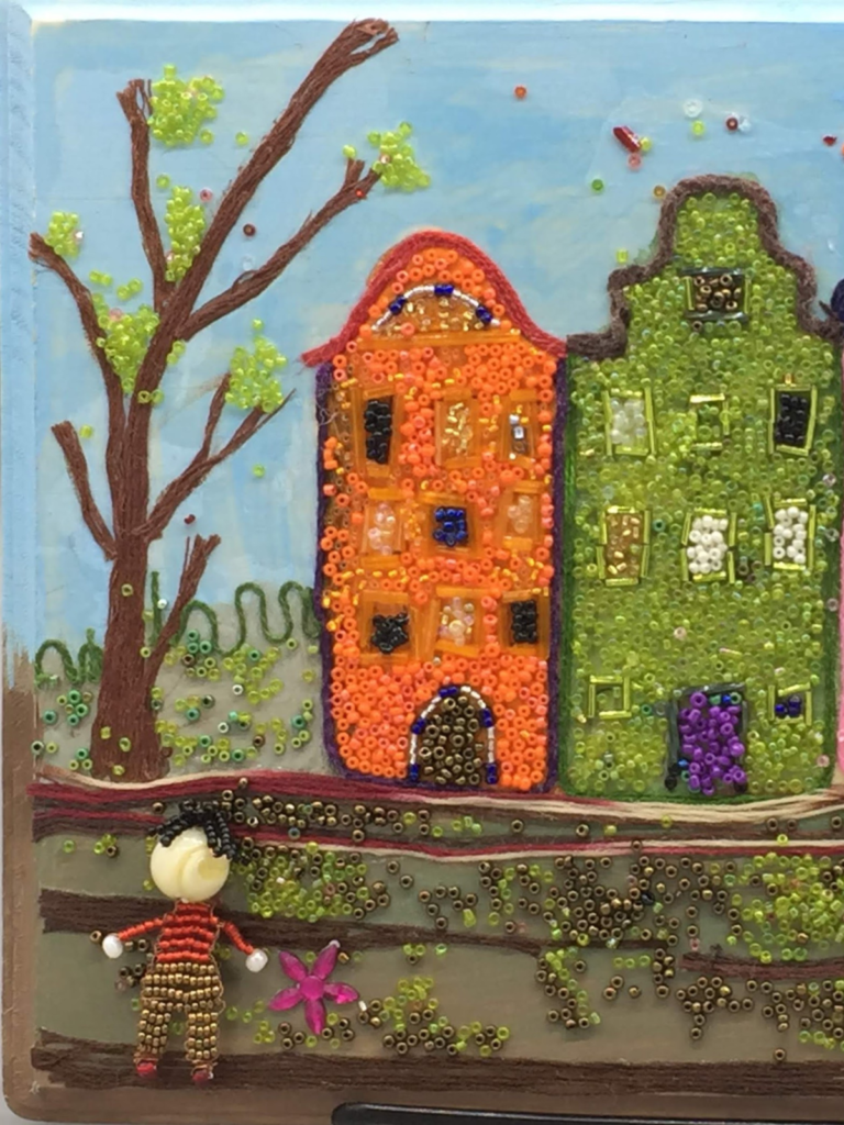 How to Create Glass Bead Mosaics Bead Painting Curious Mondo