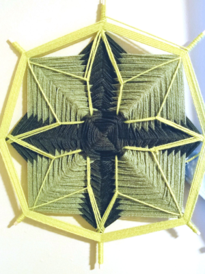 How to Weave Dimensional Yarn Mandalas