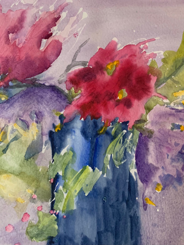 SMALL BITES SERIES: Let's Paint Flowers in Watercolor: Elegant Arrangements