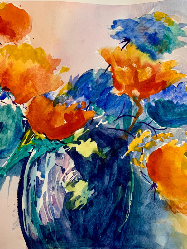 SMALL BITES SERIES: Let's Paint Flowers in Watercolor: Elegant Arrangements