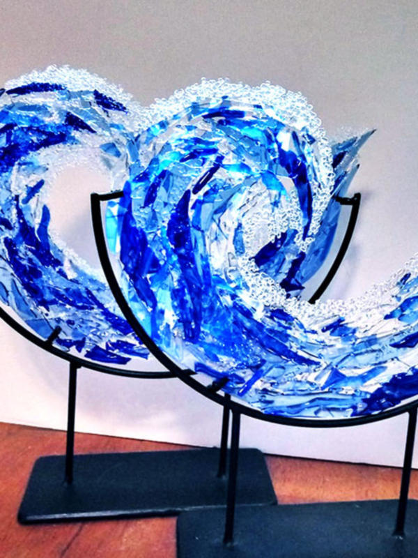Creating a Fused Glass Wave