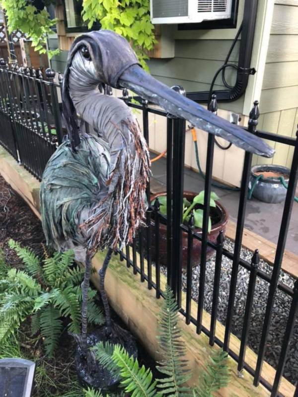 How to Create a Heron Paverpol (Fabric Hardener) Sculpture - Image 3