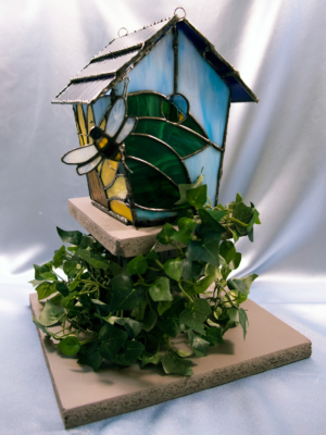 Stained Glass Birdhouses