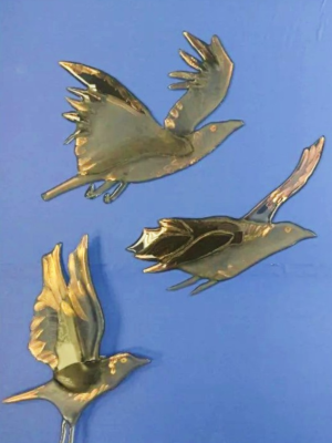 Fused Glass Birds