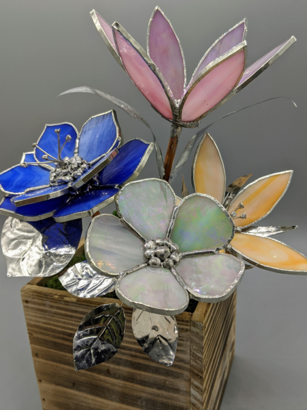 How to Make Stained Glass Succulents and Florals