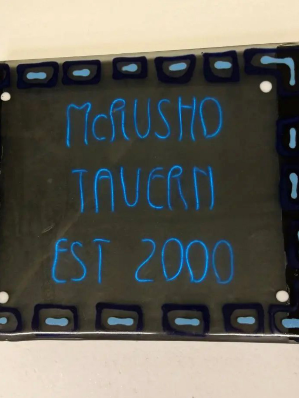 Faux Neon and Other Fused Glass Sign Techniques