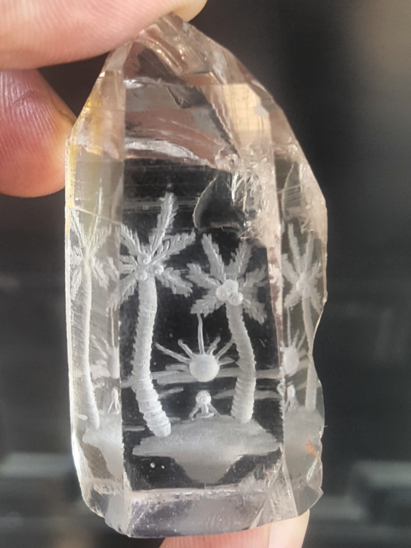 How to Carve Reverse Intaglio Into Quartz Crystal and Glass