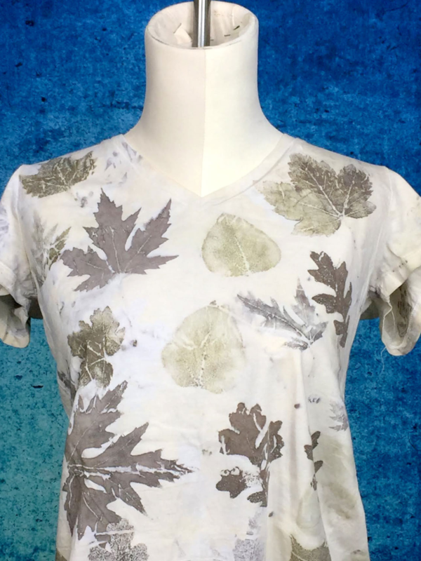 Leaf Prints on Cloth - Image 3