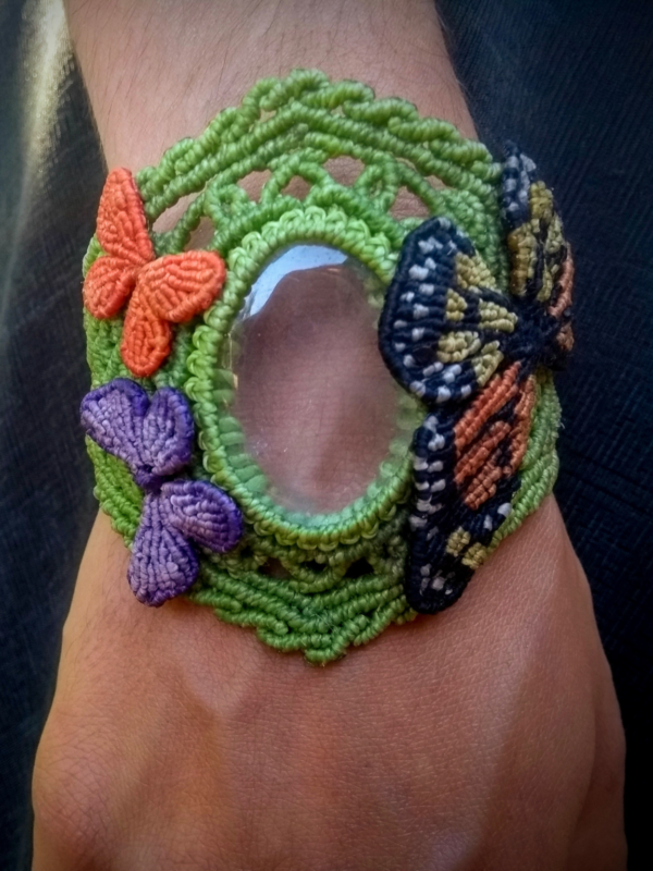 Journey Into Micro-Macrame: Macrame Bracelet with Butterflies