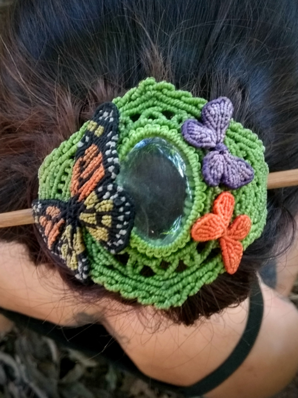 Journey Into Micro-Macrame: Macrame Bracelet with Butterflies