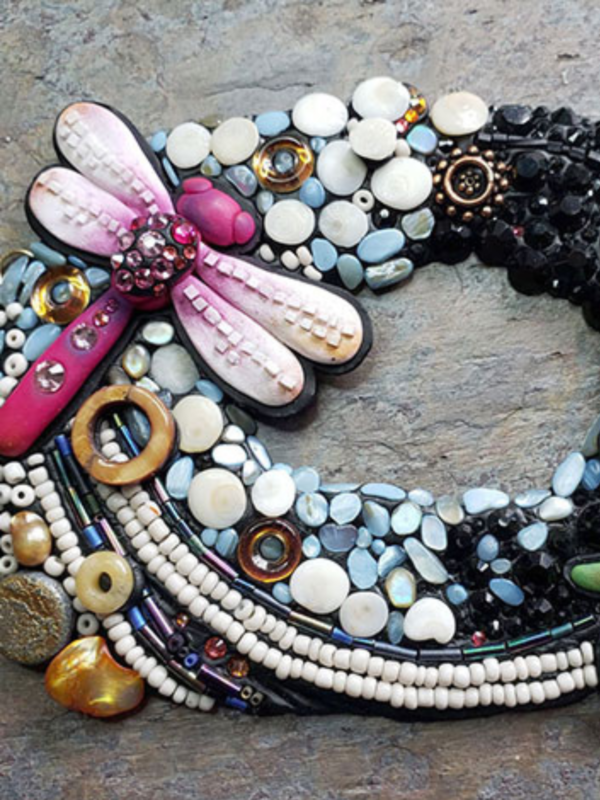 Polymer Clay & Mixed Media Mosaic Assemblage