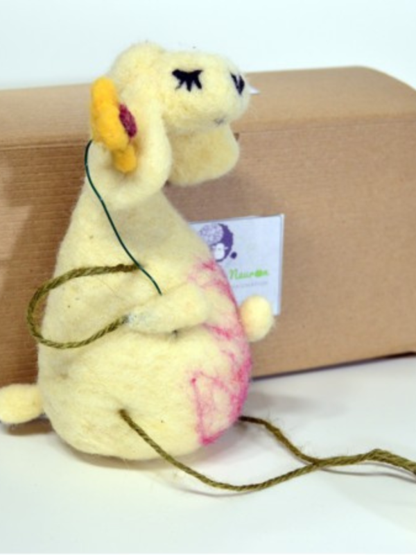 Introduction to Needle Felting. How to Needle Felt Incredibly Cute Lambs