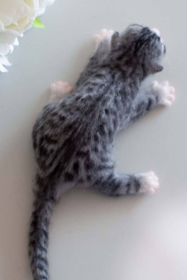 How to Make a Needle Felted Newborn Kitty - Image 6