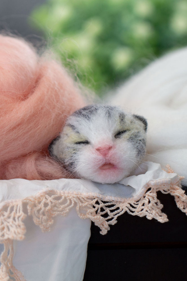 How to Make a Needle Felted Newborn Kitty - Image 7