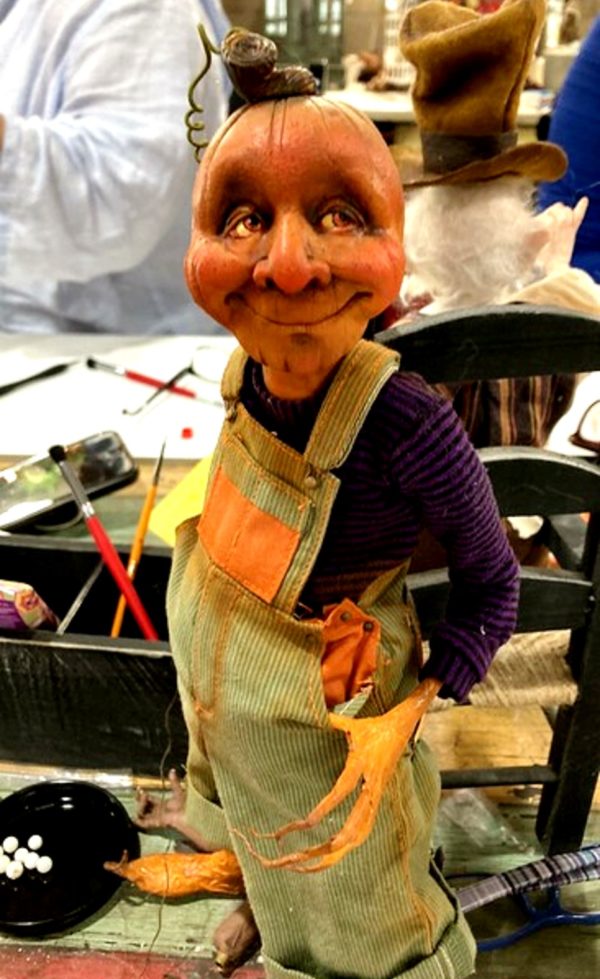 Sculpting a Unique Pumpkin Man in Polymer Clay - Image 11