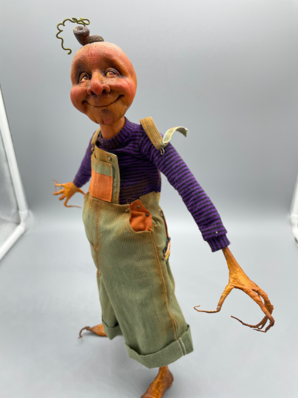 Sculpting a Unique Pumpkin Man in Polymer Clay - Image 10