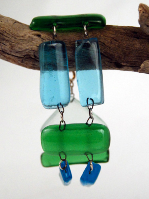 Recycled Fused Glass Jewelry