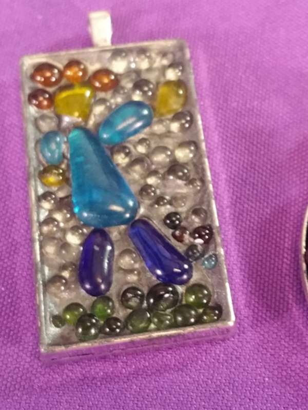 Recycled Fused Glass Jewelry - Image 4