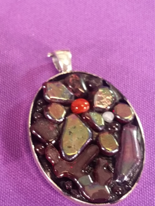 Recycled Fused Glass Jewelry - Image 5