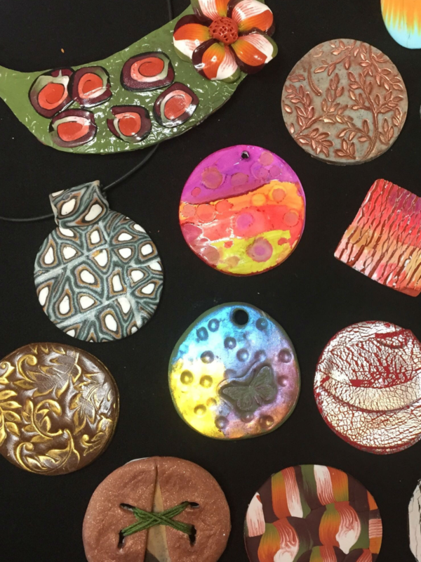 Round Necklaces in Polymer Clay - Image 4