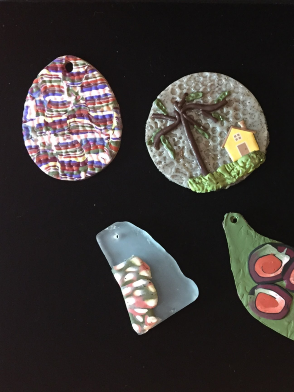 Round Necklaces in Polymer Clay - Image 3
