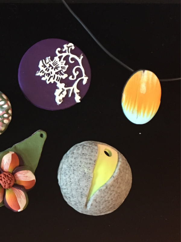 Round Necklaces in Polymer Clay - Image 6