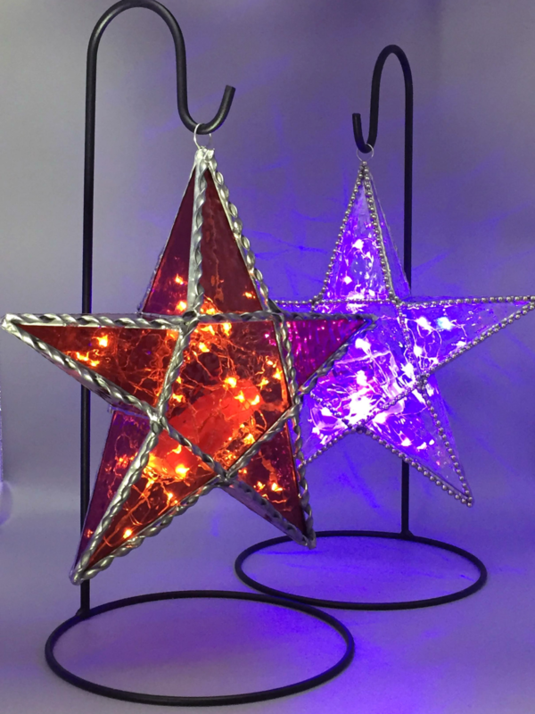 Stained Glass Star Lantern