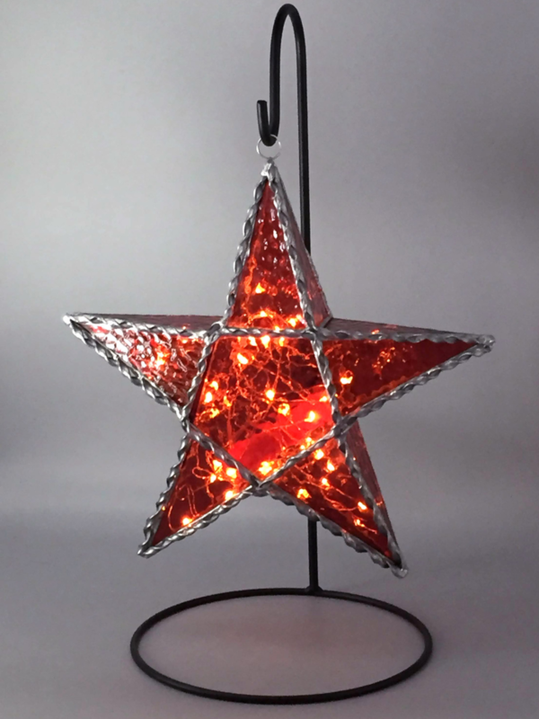 Stained Glass Star Lantern