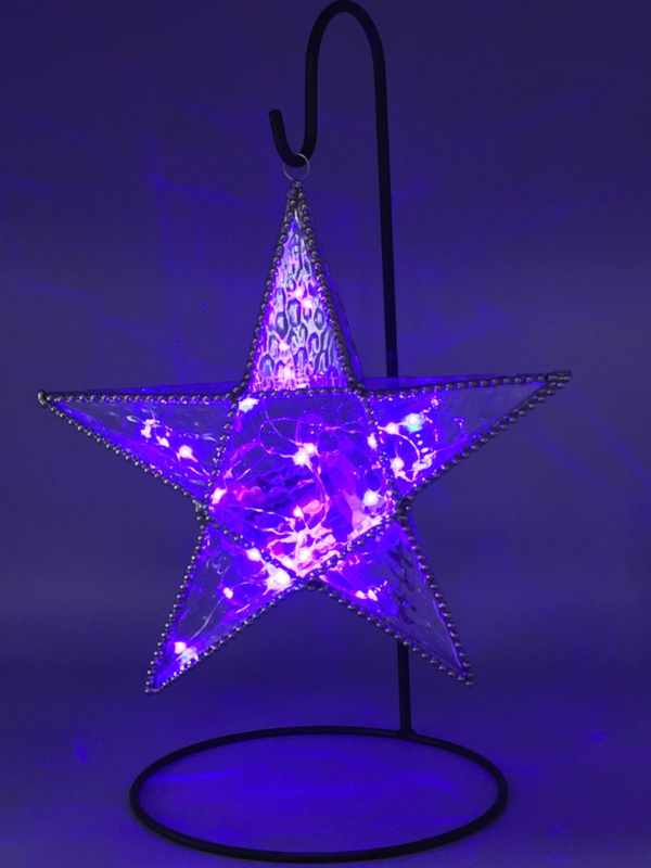 Stained Glass Star Lantern - Image 3