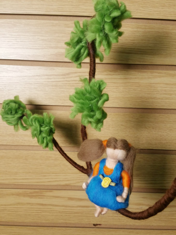 Waldorf Style Wool Dolls and Mobiles