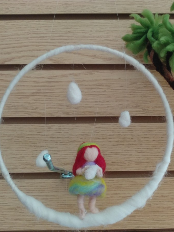 Waldorf Style Wool Dolls and Mobiles - Image 7