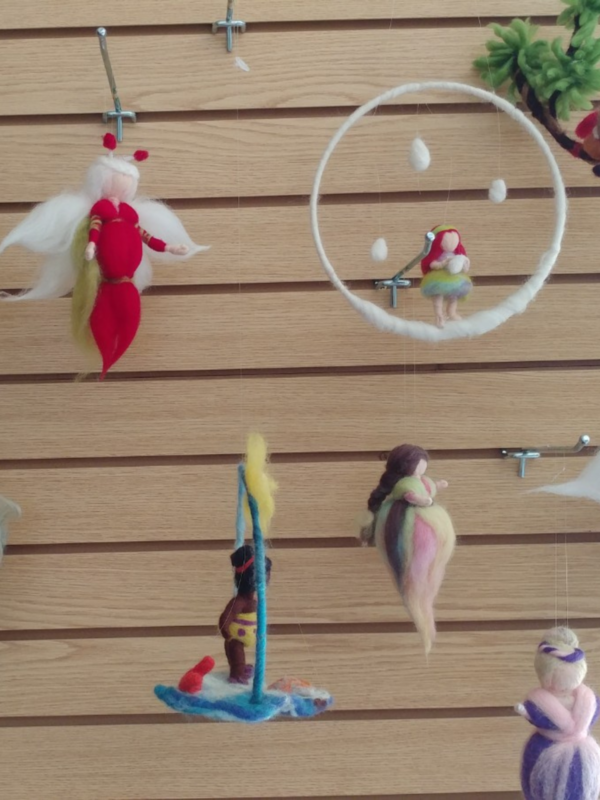 Waldorf Style Wool Dolls and Mobiles - Image 5
