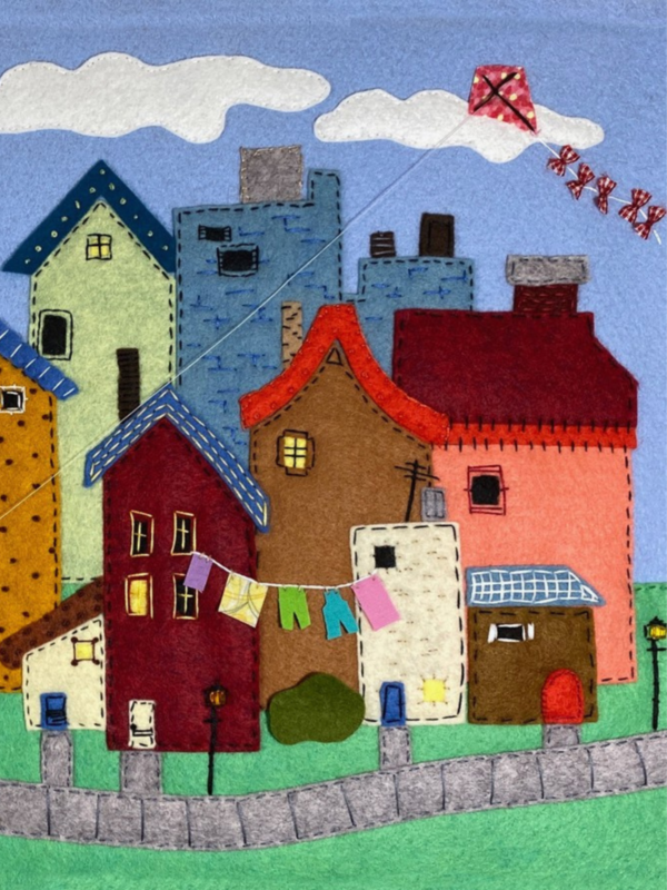 Creating Fiber Wall Art with Felt Appliqué