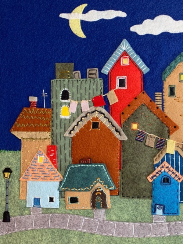 Creating Fiber Wall Art with Felt Appliqué - Image 3