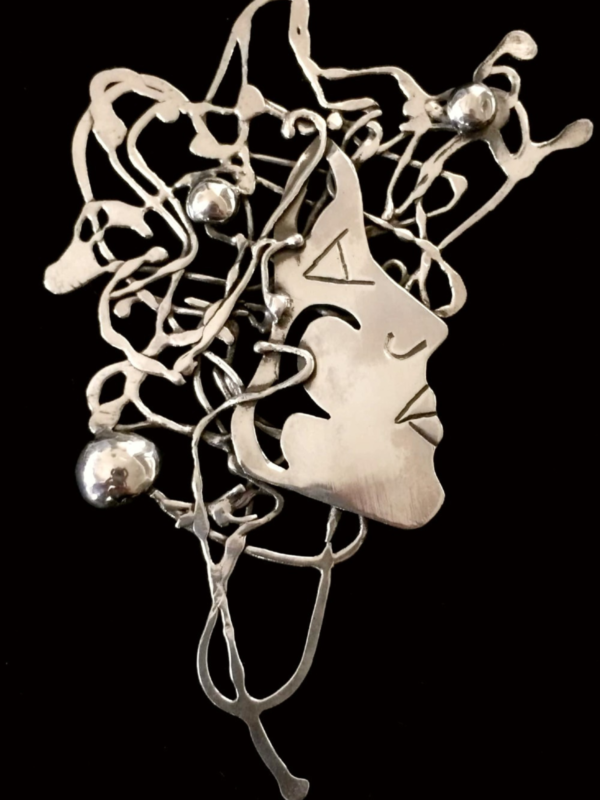 SMALL BITES SERIES: Fused Sterling Wisp Spirit Pendant