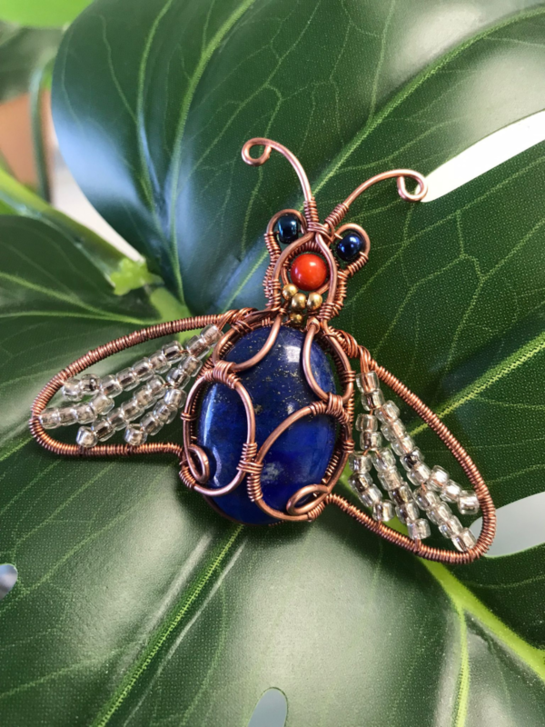 How to Make a Wire Work Beetle Pendant﻿