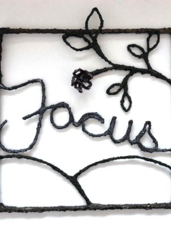 How to Make a Faux Wrought Iron Wall Piece