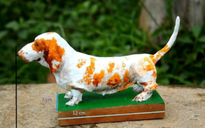 How to Create Paper Mache Canine Statues