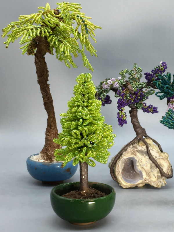 French Beading Mini Trees