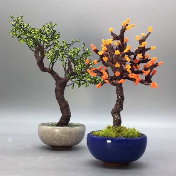 French Beading Mini Trees